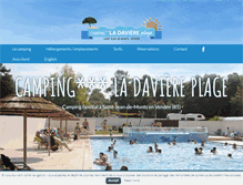 Tablet Screenshot of daviereplage.com